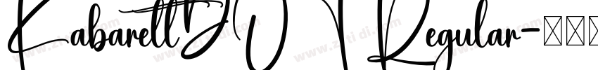 KabarettDOT Regular字体转换